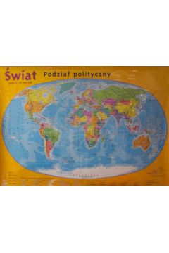 Europa �wiat podzia� polityczny mapa �cienna