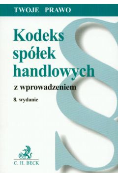 Kodeks sp�ek handlowych z wprowadzeniem