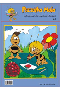Pszcz�ka Maja 3 kolorowanka z barwnymi reprodukcjami -
