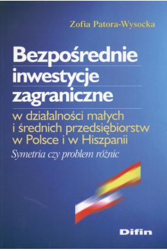 Bezpo�rednie inwestycje zagraniczne - Zofia Patora-Wysocka