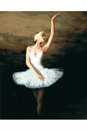 Twoje Hobby Malowanie po numerach - Smutna baletnica 40x50cm
