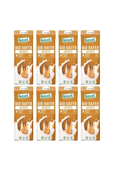 Natumi Nap�j owsiany Zero bezglutenowy zestaw 8 x 1 l Bio