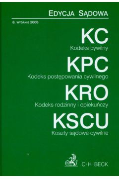 Kodeks cywilny Kodeks post�powania cywilnego Kodeks rodzinny i opieku�czy Koszty s�dowe cywilne - praca zbiorowa (twarda oprawa)