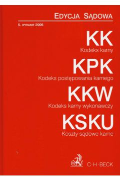 Kodeks karny Kodeks post�powania karnego Kodeks karny wykonawczy Koszty s�dowe karne