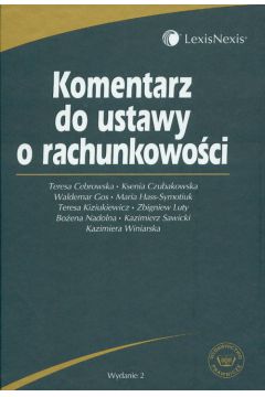 Komentarz do ustawy o rachunkowo�ci - Teresa Kiziukiewicz, Teresa Red Kiziukiewicz