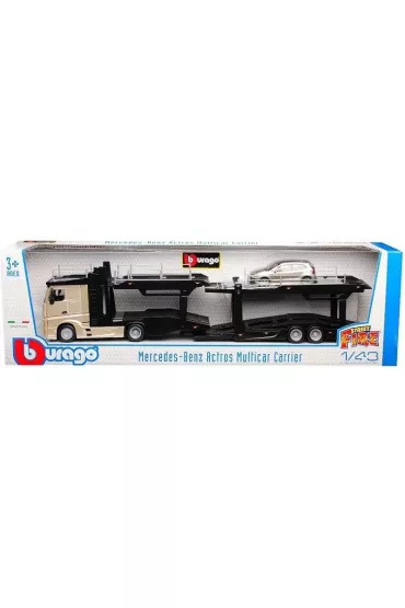 Bburago model mercedes-benz actros laweta I vw polo auto metal� 1:43