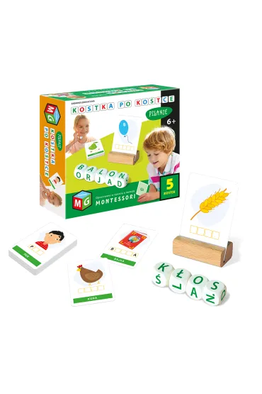 Kostka po kostce. Pisanie 5 kostek Multigra
