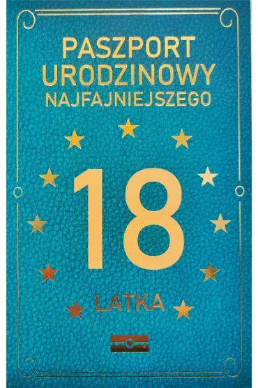 Yeku Karnet Urodzinowy 18 JCX-033