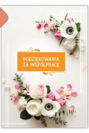 Trend Kartka okoliczno�ciowa Podzi�kowania za wsp�prac�
