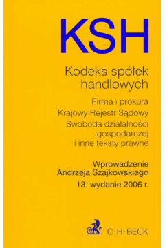 Kodeks sp�ek handlowych -