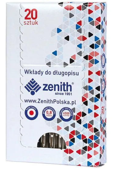 Zenith Wk�ad do d�ugopisu metal Z4 20 szt.
