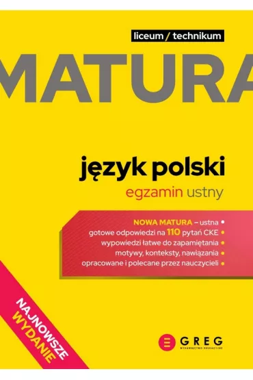 J�zyk polski. Egzamin ustny. Repetytorium maturalne