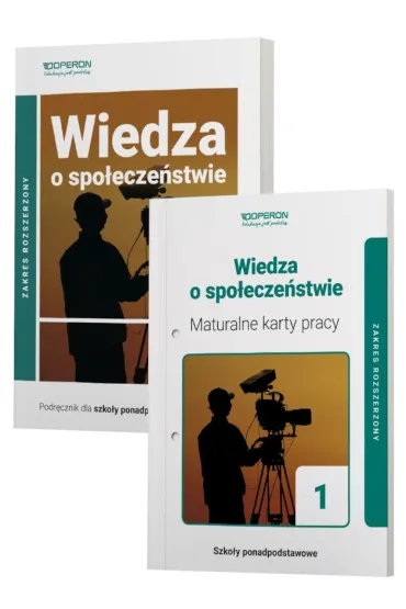 Wiedza o spo�ecze�stwie 1. Podr�cznik i maturalne karty pracy. Zakres rozszerzony. Szko�a ponadpodstawowa - Artur Derdziak