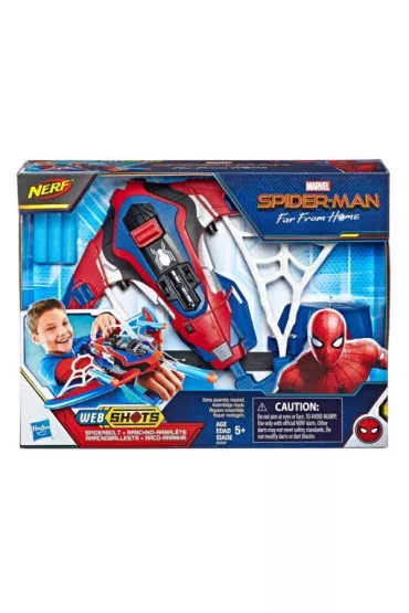 Spiderman MOVIE Wyrzutnia sieci WebShot Blaster Nerf E3559 HASBRO