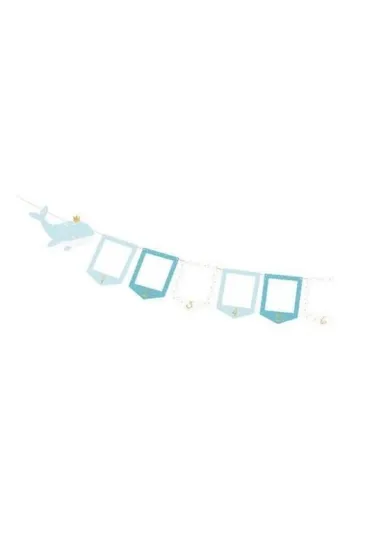 PartyDeco Girlanda na zdj�cia Wieloryb 10.5x15 cm