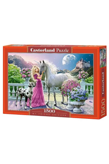 Puzzle 1500 el. My Friend Unicorn Castorland