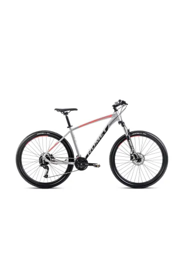 Romet Rower g�rski RAMBLER R7.4 2024 srebrno-czerwono-grafitowy 20 L