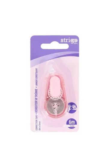 Korektor w ta�mie 5mmx6m r�owy STRIGO