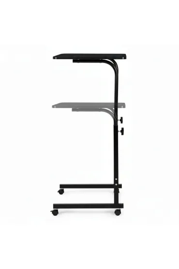 Modernhome Mobilny stolik pod laptopa biurko dostawiane do fotela czarny