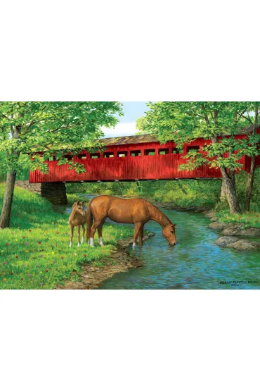 Puzzle 1000 el. Sweet Water Bridge by Weirs Eurographics