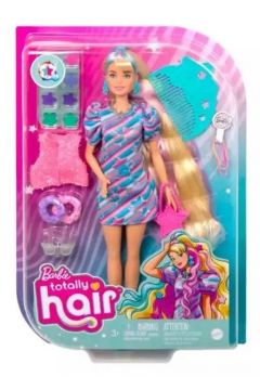 Barbie Lalka Totally Hair Gwiazdki Mattel