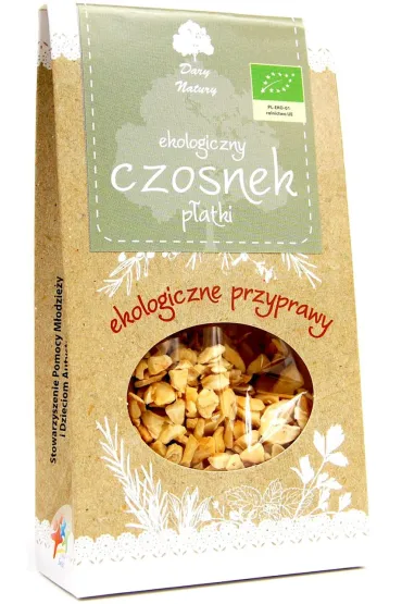 Dary Natury Czosnek suszony p�atki 50 g Bio