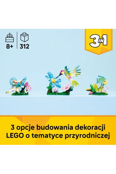 LEGO Creator Dzikie zwierz�ta: kolorowy koliber 31384