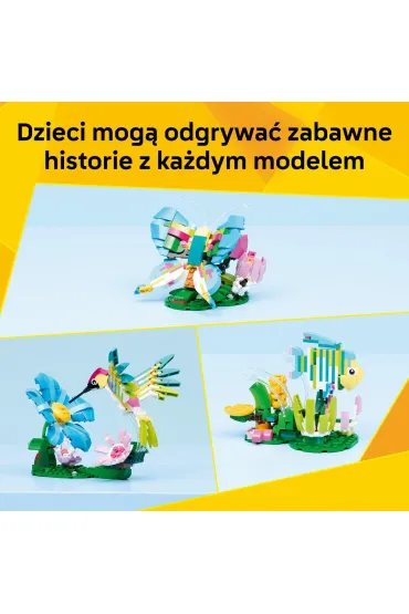 LEGO Creator Dzikie zwierz�ta: kolorowy koliber 31384