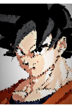 POLYamory - Goku, Dragon Ball - plakat 60x80 cm