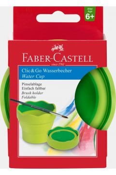 Faber-Castell Pojemnik na wod Clic & Go zielony