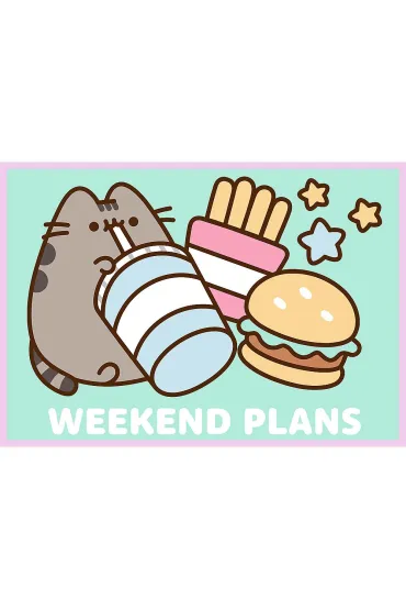Puzzle Pusheen 4x250 Poznajcie Pusheena TREFL