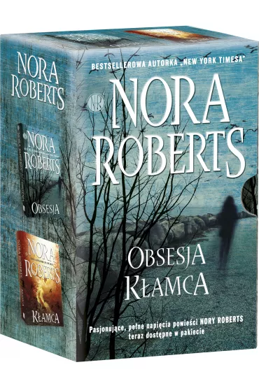 PAKIET K�amca + Obsesja. 2 TOMY. Nora Roberts. - Nora Roberts