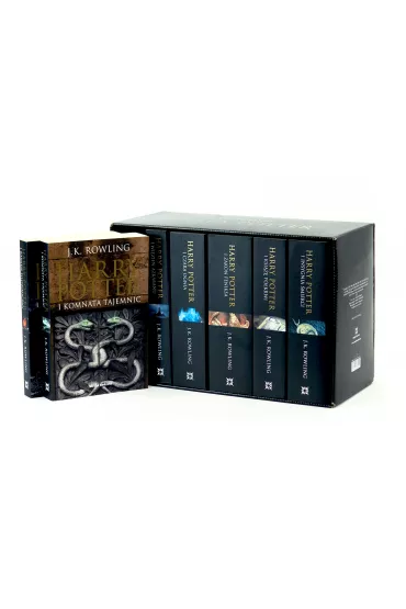 Pakiet Harry Potter. Tomy 1-7: Kamie� filozoficzny, Komnata tajemnic, Wi�zie� Azkabanu, Czara Ognia, Zakon Feniksa, Ksi��� P�krwi, Insygnia �mierci - Joanne Kathleen Rowling
