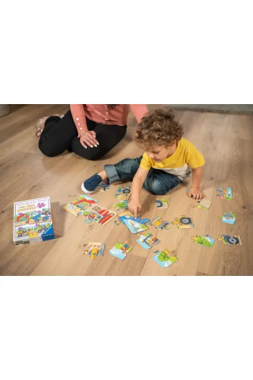 Puzzle 4w1 W pracy Ravensburger