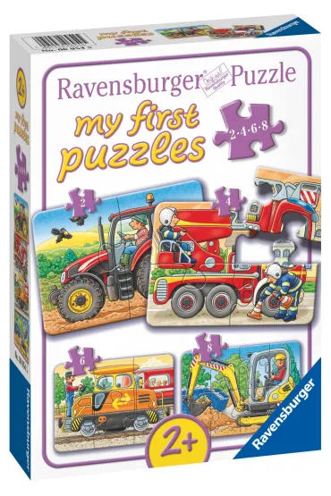 Puzzle 4w1 W pracy Ravensburger