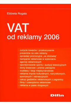 Vat od reklamy 2006 - Rogala El�bieta - El�bieta Rogala