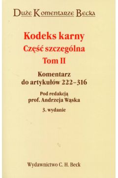 Kodeks karny Cz�� szczeg�lna t.2 - Andrzej W�sek