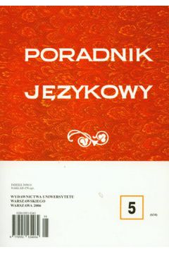 Poradnik j�zykowy 5/2006 - Satkiewicz Halina - Halina Satkiewicz