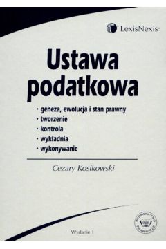Ustawa podatkowa - Kosikowski Cezary