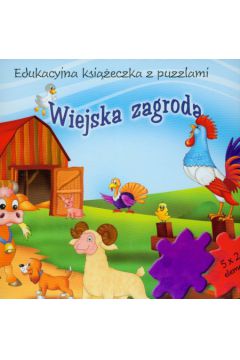 Wiejska zagroda z puzzlami