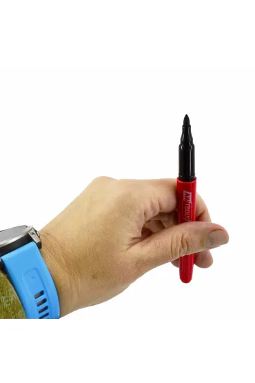Awtools Markery permanentne cienkie czarne 5 szt.