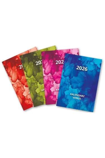 Opress Kalendarz 2026 A7 tygodniowy kieszonkowy Venus MIX
