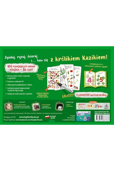 Kapitan Nauka 100 zabaw z kr�likiem Kazikiem