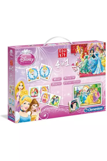 Puzzle Nowy Edukit 4w1 Ksi�niczki * Clementoni
