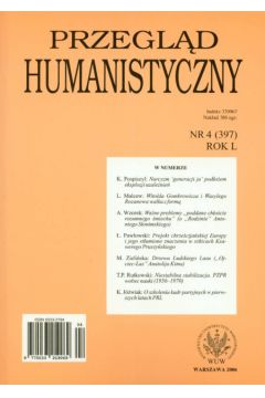 Przegl�d humanistyczny 4/2006 -
