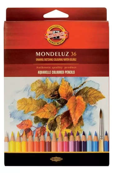 Koh-I-Noor Kredki akwarelowe Mondeluz 3719 36 szt.