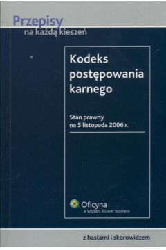 Kodeks post�powania karnego -