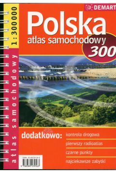 Atlas samochodowy Polski 1:300 000 -