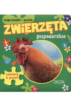 Moje ksi��ki puzzle-zwierz�ta gospodarskie( uszkodzona ok�adka)