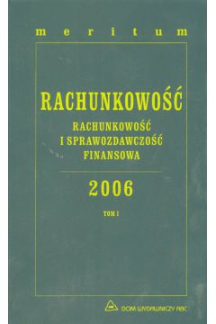 Meritum Rachunkowo�� t.1  2006